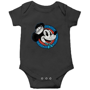 Discover Disney Cruise Sailor Mickey Mouse Distressed Onesies
