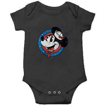 Discover Disney Cruise Sailor Minnie Mouse Distressed Onesies