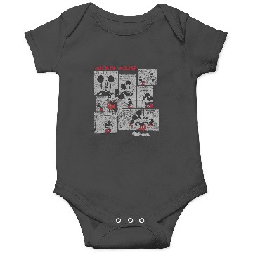 Discover Disney Mickey Mouse Comic Squares Onesies