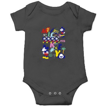 Discover Disney Mickey Mouse Vintages Never Bored Onesies
