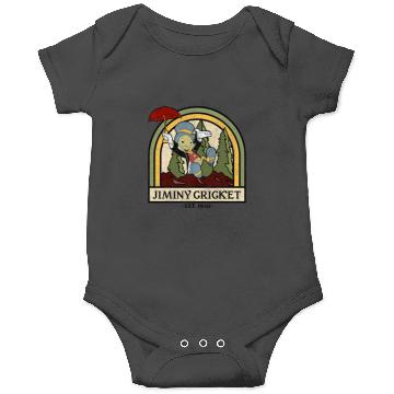 Discover Disney Pinocchio Jiminy Cricket Established 1940 Onesies