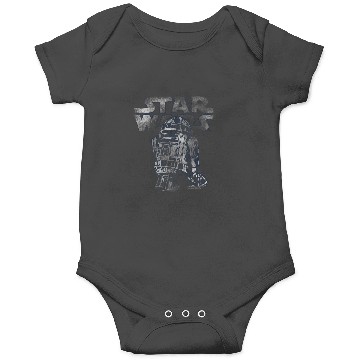 Discover Star Warss R2D2 Vintages Distressed C2 Disney Onesies