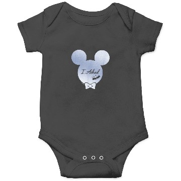 Discover Disney I Asked Proposal Engagement Ring Bow Tie Onesies