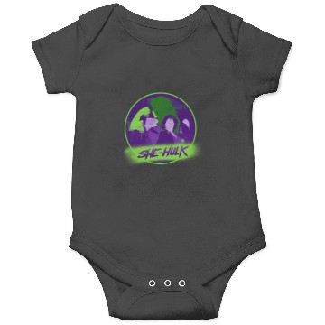Discover Marvel Studios She-Hulk Disney Plus Spray Paint Onesies