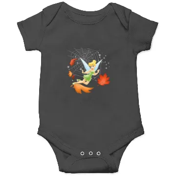 Discover Disney Peter Pan Tinker Bell Fall Spider Web Leaf Onesies