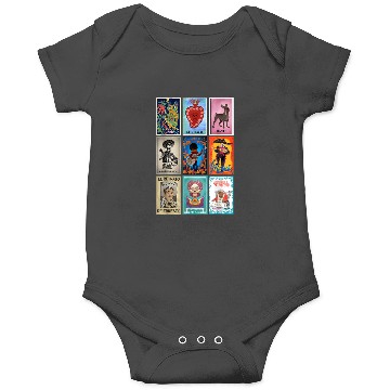Discover Disney pixars Coco Epic Loteria Cards Big Chest Logo Onesies