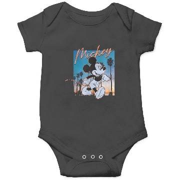 Discover Disney Mickey And Friends Walking On The Sunset Poster Onesies