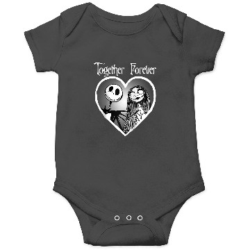 Discover Disney Nightmare Before Christmas Drip Heart Raglan Baseball Tee Onesies