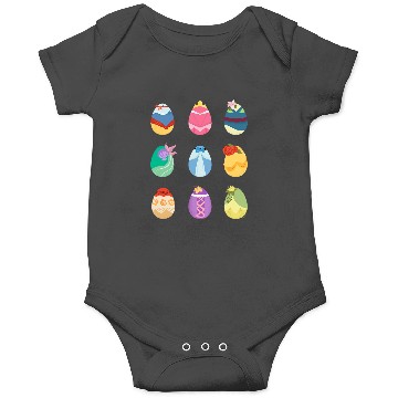 Discover Disney Princess Easter Spring Nine Decorated Easter Eggs Onesies
