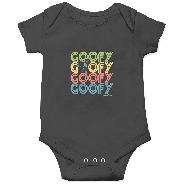 Discover Disney Goofy Retro Name Stack Onesies