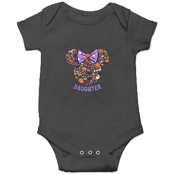 Discover Disney Minnie Mouse Icon Halloween Daughter Onesies