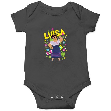 Discover Disney Encanto Luisa Madrigal Floral Onesies