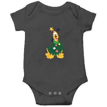 Discover Disney Pluto Holiday Christmas Tree Costume Corner Art Onesies
