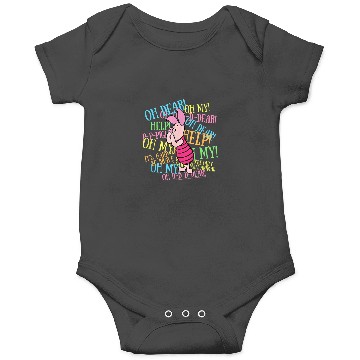 Discover Disney Winnie The Pooh Piglet Scared Quotes Onesies