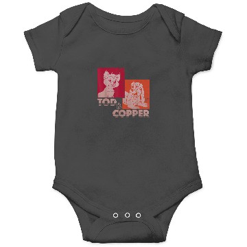 Discover Disney The Fox and the Hound Tod Copper Retro Onesies