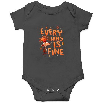 Discover Disneyss Pixars Inside Out 2 Everything Is Fine Anxietys Logo Onesies