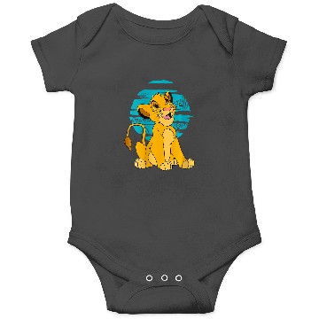 Discover womens disney lion king young simba happy blue Onesies