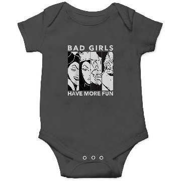 Discover Disney Villains - Bad Girls Have More Fun Raglan Baseball Tee Onesies