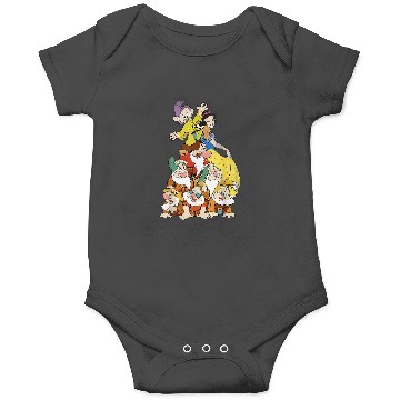 Discover Disney Snow White Seven Dwarf Stack Graphic Onesies