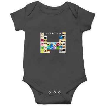 Discover Disney Pixar Movie Characters Periodic Table Onesies