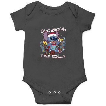 Discover Disney Lilo & Stitch Christmas Dear Santa, I Can Explain Onesies