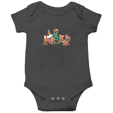 Discover Disney Mickey & Pals Gingerbread Cookies and Christmas Tree Tank Top Onesies