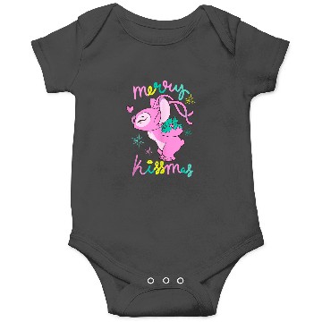 Discover Disneyss Lilo Stitch Christmas Angel Merry Kisssmas Mistletoe Onesies
