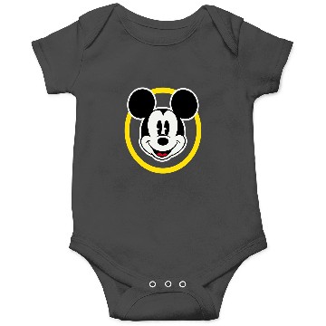 Discover Amazonss Essentials Disney Smiling Mickey in Yellow Circle Onesies