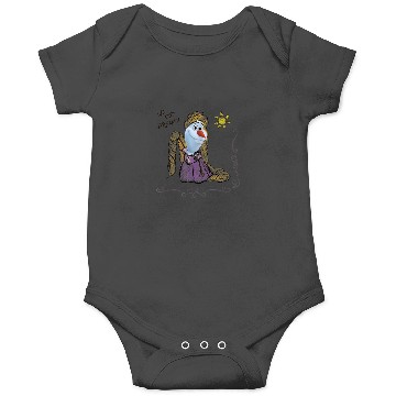 Discover Disney Olaf Presents Rapunzel Costume Sketch Onesies