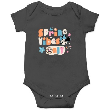 Discover Disney Minnie Mouse Spring Vibes Only Springtime Onesies