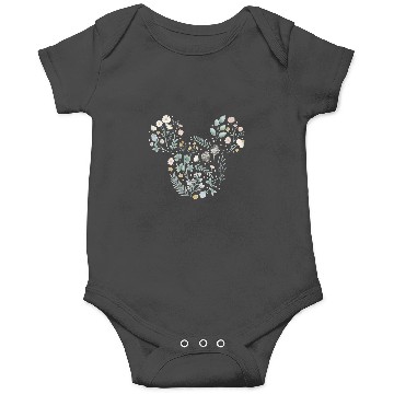 Discover Disney Mickey Mouse Icon Spring Flowers Onesies