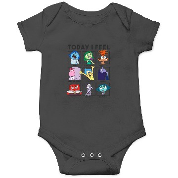 Discover Disney Pixar Inside Out 2 Today I Feel... Emotions Panels Onesies