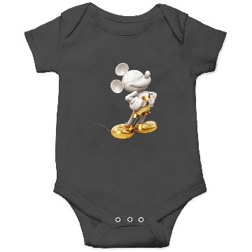 Discover Disney Gold Mickey Mouse Pose Onesies