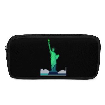 Discover Modern Minimal Statue of Liberty – New York Icon Pencil Cases