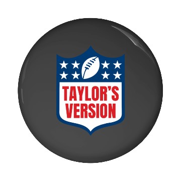 Discover taylorr_S VERSION taylorr Swift + Travis Kelce Football Era Pin Buttons