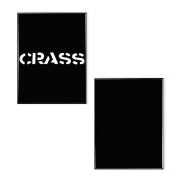Discover CRASS No Authority T/Poster Set