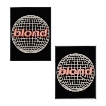 Discover Frank Ocean BLOND GLOBE Poster Set | blond album