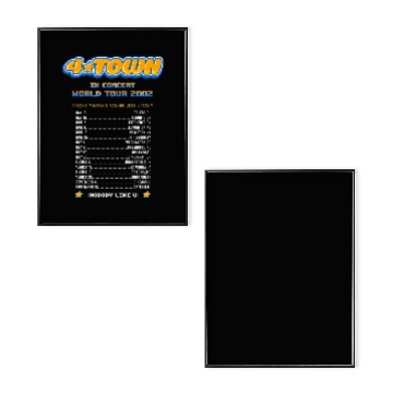 Discover 4 Town World Tour 2022 Turning Red Boyband 2 Sided Poster Set