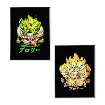 Discover Broly Graphic Poster Set-Poster Set