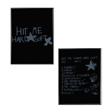 Discover Hit Me Hard and Soft Zipper Poster Set