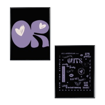 Discover Olivia Rodrigo Guts Poster Set Guts World Tour Poster Set