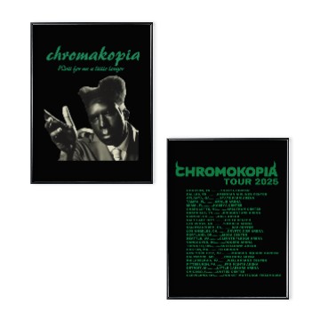 Discover Rapper Tyler The Creator Chromakopia Tour 2025 Poster Set