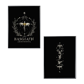 Discover Fourth Wing Double Sided Poster Set Poster Set Poster Set, Basgiath War College
