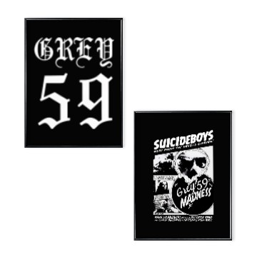 Discover Vintage Suicideboy Double Sided Zipper Double Sided Poster Set | Unisex Zip Up Jacket