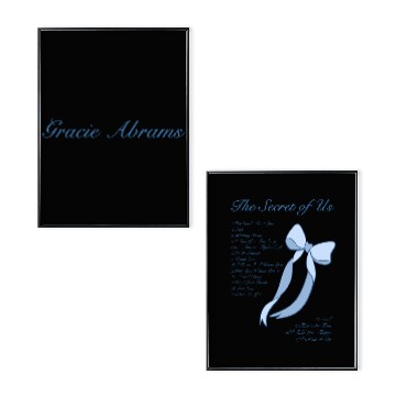 Discover Gracie Abrams | The Secret of Us Poster Set