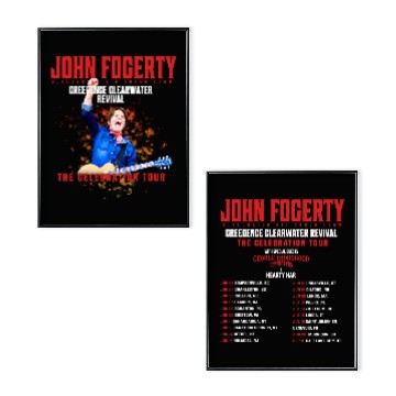 Discover John Fogerty The Celebration Tour 2024 Poster Set