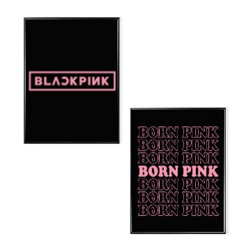 Discover Black Pink Born Pink World Tour 2022 Poster Set