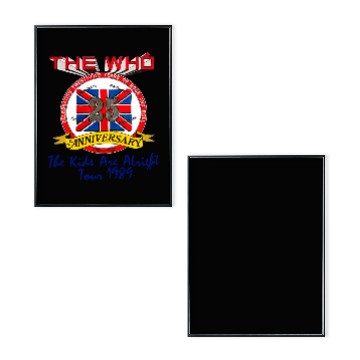 Discover The Who The Kids Are Alright Tour 1989 Poster Set, 90s The Who Rock Band Tour Poster Set