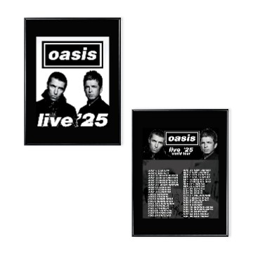 Discover Oasis - World Tour 2025 Two Sided Poster Set