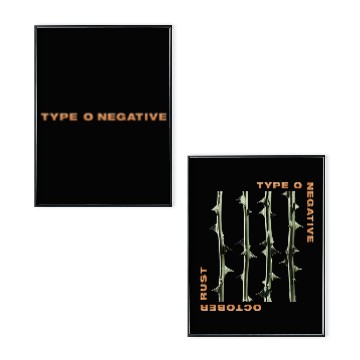 Discover Type O Negative October Rust Zip Up Poster Set
